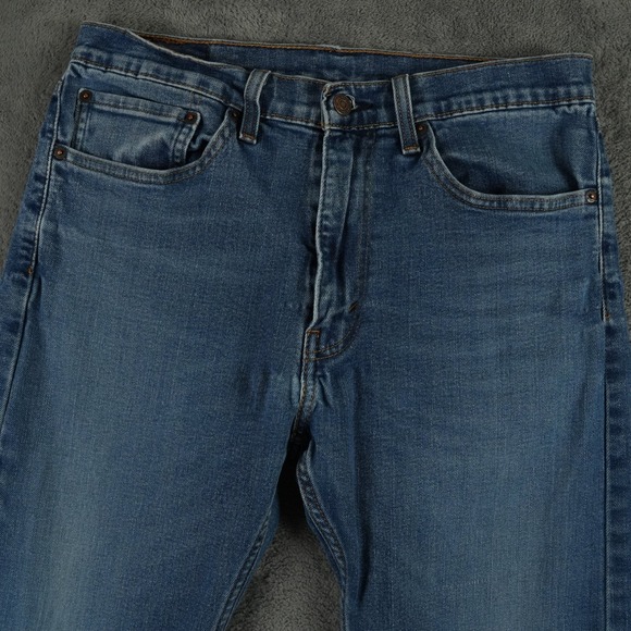 Levi's Other - Levi's 505 Jeans Mens 33x30 Blue Medium Wash Regular Fit Straight Leg Denim